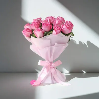 Blushing Charm Roses by RedHeart